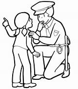 Police Coloring Officer Guard Drawing Pages Security Kids Clipart Policeman Draw Cop Swat Easy Book Clip Colouring Library Cliparts Printable sketch template