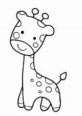 Giraffe Coloring Drawing Kids Pages Easy Face Sketch Cartoon Wecoloringpage Baby Printable Clipart Color Animal Head Getdrawings Paintingvalley Colors Choose sketch template