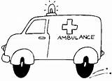 Ambulance Coloring Pages sketch template