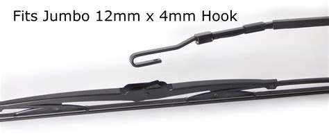 renew   wiper blade pair  rv  motorhome  large mm  hook   rubber refills