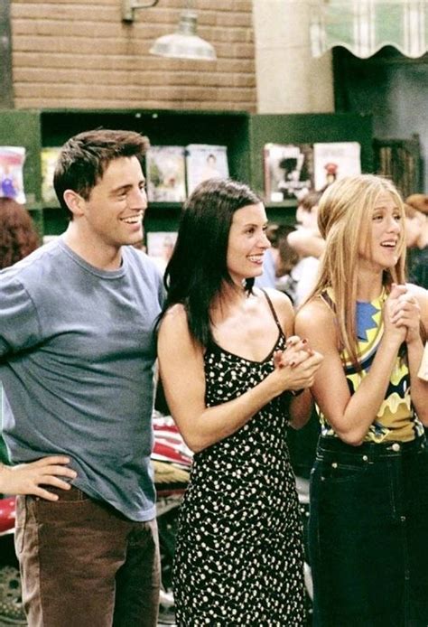 Joey Monica And Rachel Friends Tv Series Friends Cast Friends