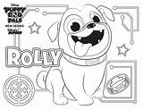 Puppy Pals Coloring Dog Pages Rolly Printable Kids Color Print Collar Pollution Sheets Disney Scribblefun Drawing Invention Size Getcolorings Water sketch template