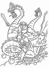 Hercules Hideous Zippleback Hydra Dragons Designlooter Colouring Divyajanani 4kids Unicorn sketch template