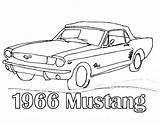 Mustang Coloring Pages Car Old Ford Cars Drawing Classic Gt Preschool Printable Muscle School Mustangs Funny 1966 Print Sheets Large sketch template
