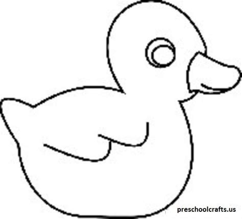 duck coloring pages  kids preschool crafts bee coloring pages