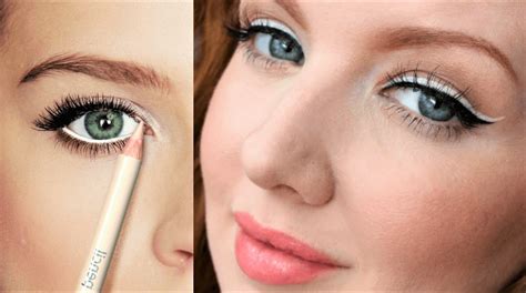 ways  apply white eyeliner   white eyeliner trends diy guide