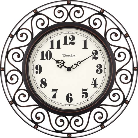 buy westclox wrought iron design wall clock