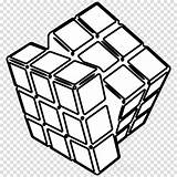 Rubiks Kostka Rubika Rubik Kolorowanki Clipartmag Cubes Insert sketch template