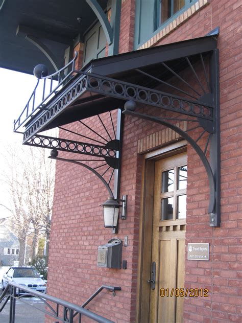 wrought iron awnings metal awnings obrien ornamental iron