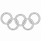 Olympic Coloring Torch Pages Rings Olympics Silhouette Gymnastics Toddlers Getdrawings Getcolorings sketch template