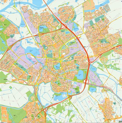 digital city map den bosch   world  mapscom