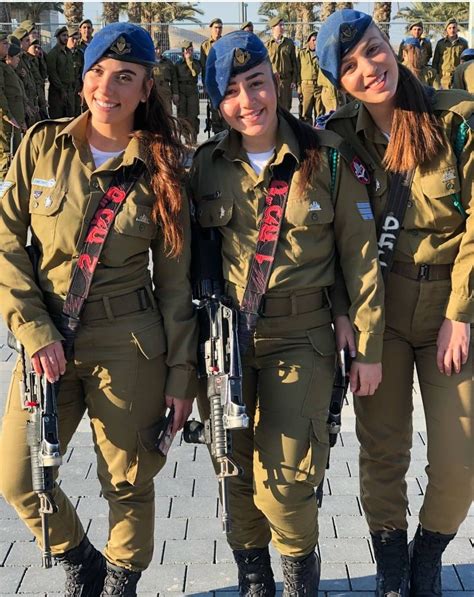 pin  beautiful military women  israel
