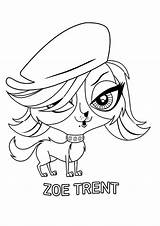 Pet Coloring Pages Littlest Shop Printable Kids Zoe Bunny Getcolorings Getdrawings Books sketch template