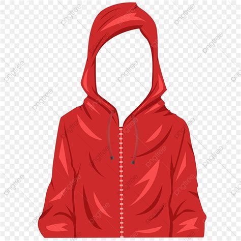 red hoodie clipart hd png red hoodie  style   frame hoodie