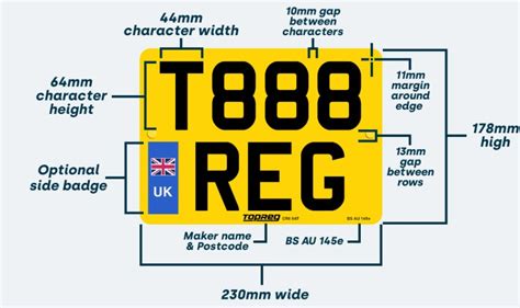 uk motorcycle number plate guide topreg