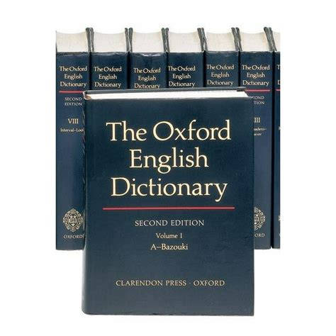 oxford english dictionary  vols  oxford english dictionary
