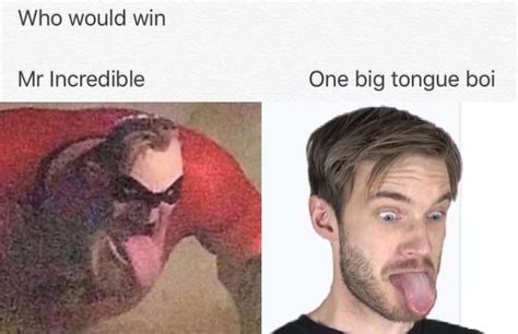 tongue  meme guy