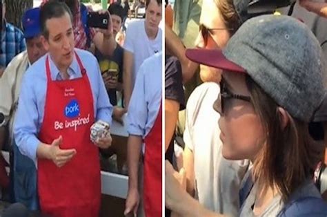 actress ellen page confronts ted cruz on lgbt issues at iowa state fair