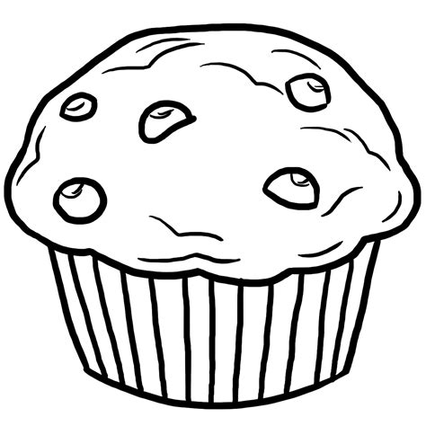 muffin dessin  colorier coloriage printable  jeu  imprimer