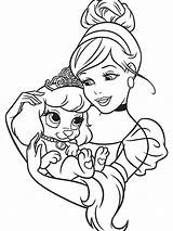 Coloring Pages Cinderella Disney Princess Choose Board Cute Sheets sketch template