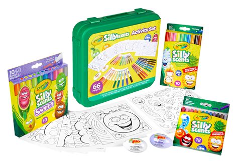 crayola silly scents activity set gift  kids  pieces brickseek
