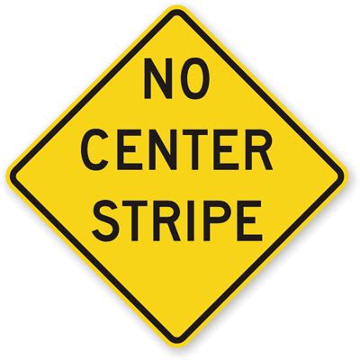 center stripe sign   sku