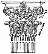 Columns Greek Corinthian Column Coloring Ancient Architecture Clipart Pillar Drawing Corinth Pilasters Roman Pages Antique Getdrawings Drawings Blueprints Clipground Architectural sketch template