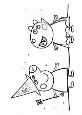 Peppa Pig Colorare Disegni Pianetabambini Cartoni Animati Categoria sketch template