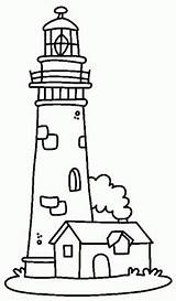 Lighthouse Faros Faro Pintar Lighthouses Headlights Latarnia Morska Riscos Kolorowanka Paisagens Druku Phare Kolorowanki Paisaje Segelschiffe Vuurtorens Leuchtturm Naif Bordar sketch template
