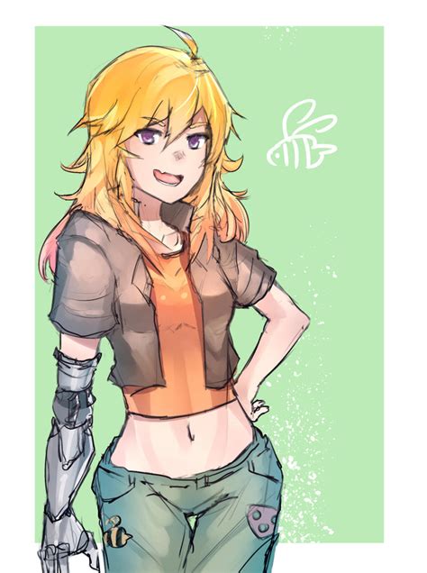 rwby yang by anonamos701 on deviantart