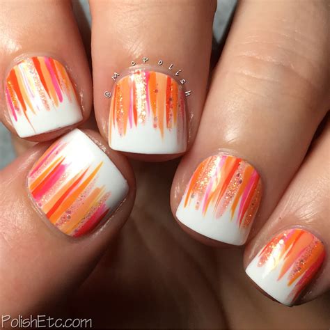 orange nails   dcweekly polish