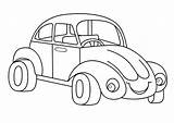 Car Coloring Pages Beetle Laughing Choose Board Color sketch template