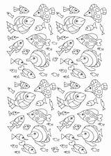 Poissons Little Printable Pisces Nombreux Coloriages Wasserwelten Colorare Disegni Adulti Justcolor Aquatique Aquatiques Mondes Erwachsene Malbuch Adultes Hippocampe Mer Inspirant sketch template