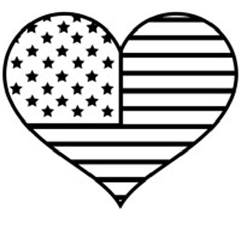 heart american flag coloring page tensei colors