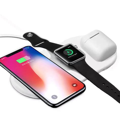airpower wireless charger cargador pad  qi wireless charger holder  apple airpod  p