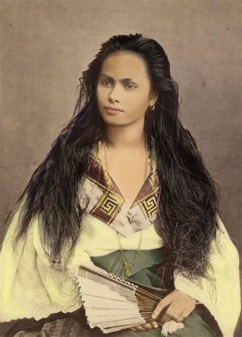 How A Filipina Mestiza Looked In The 1870 S Photo