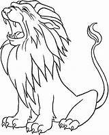 Lion Mountain Head Getdrawings Drawing Coloring Pages sketch template