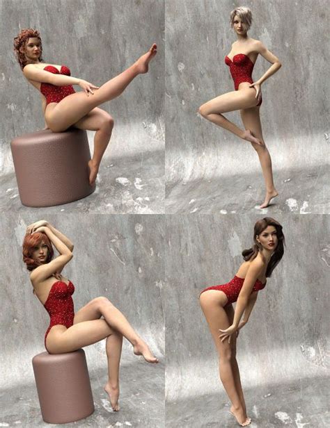 the spirit of 45 pinup poses for genesis 3 female s