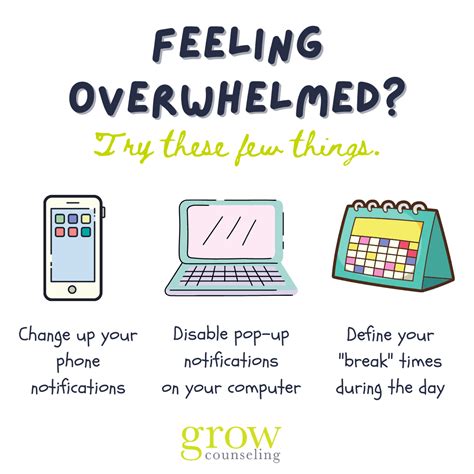 practical       feeling  overwhelmed   grow counseling