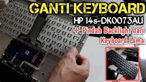 mengganti keyboard laptop hp  dkau youtube