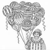 Pages Circus Adult Colouring Behance sketch template