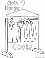 Clothes Coloring Pages sketch template