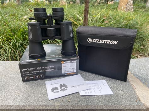 celestron upclose g2 10 30 x 50mm roof prism series wide angle porro