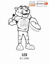 Cfl Colouring Mascot Forget sketch template
