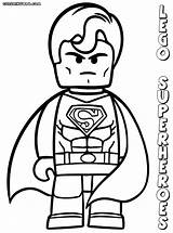 Coloring Lego Pages Superheroes Superhero Print Superman Superheros Popular sketch template