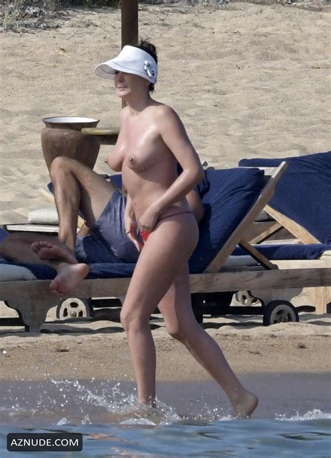 Bleona Qereti Topless In Amazing Tits And Pussy On The Beach In
