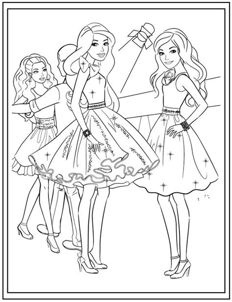 fashion girl colouring book  pages  fun etsy