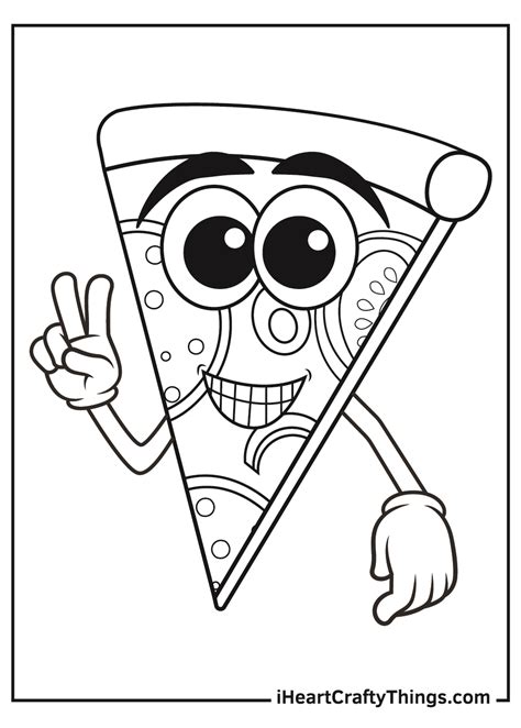 pizza coloring pages updated