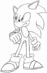 Coloring Sonic Pages Classic Print Printable Popular sketch template