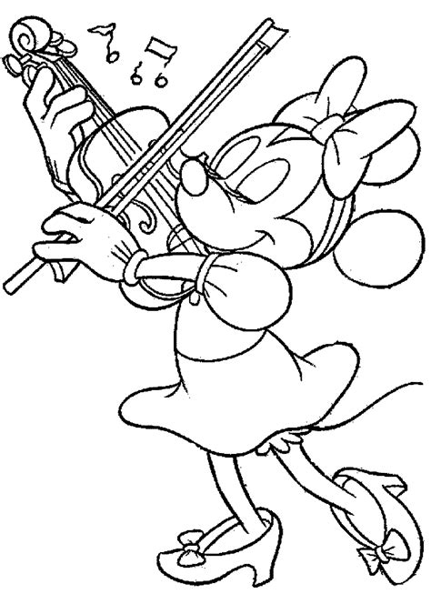 disney minnie mouse coloring pages